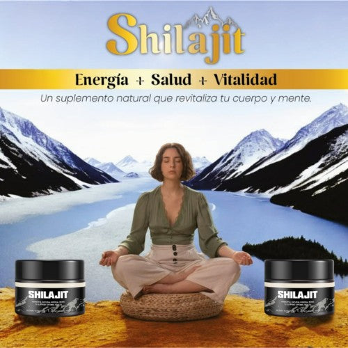 Shilajit Resin Potenciador Natural de Alto Rendimiento 100g