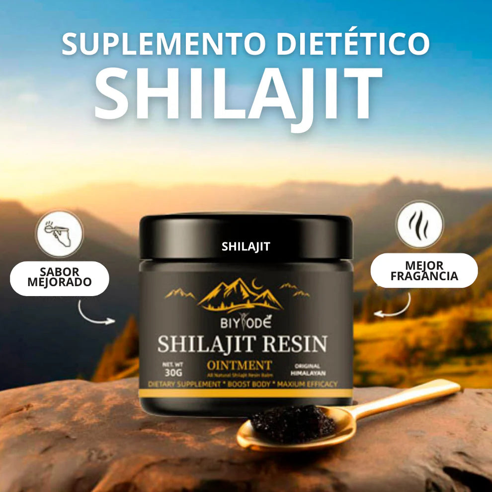 Resina orgánica pura del Himalaya SHILAJIT 100g